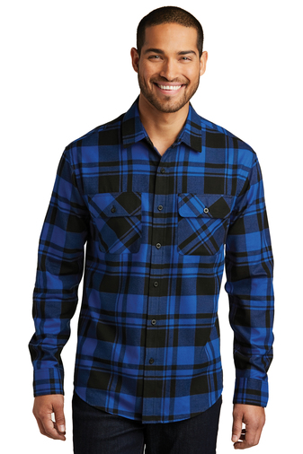 Port Authority ® Plaid Flannel Shirt. W668